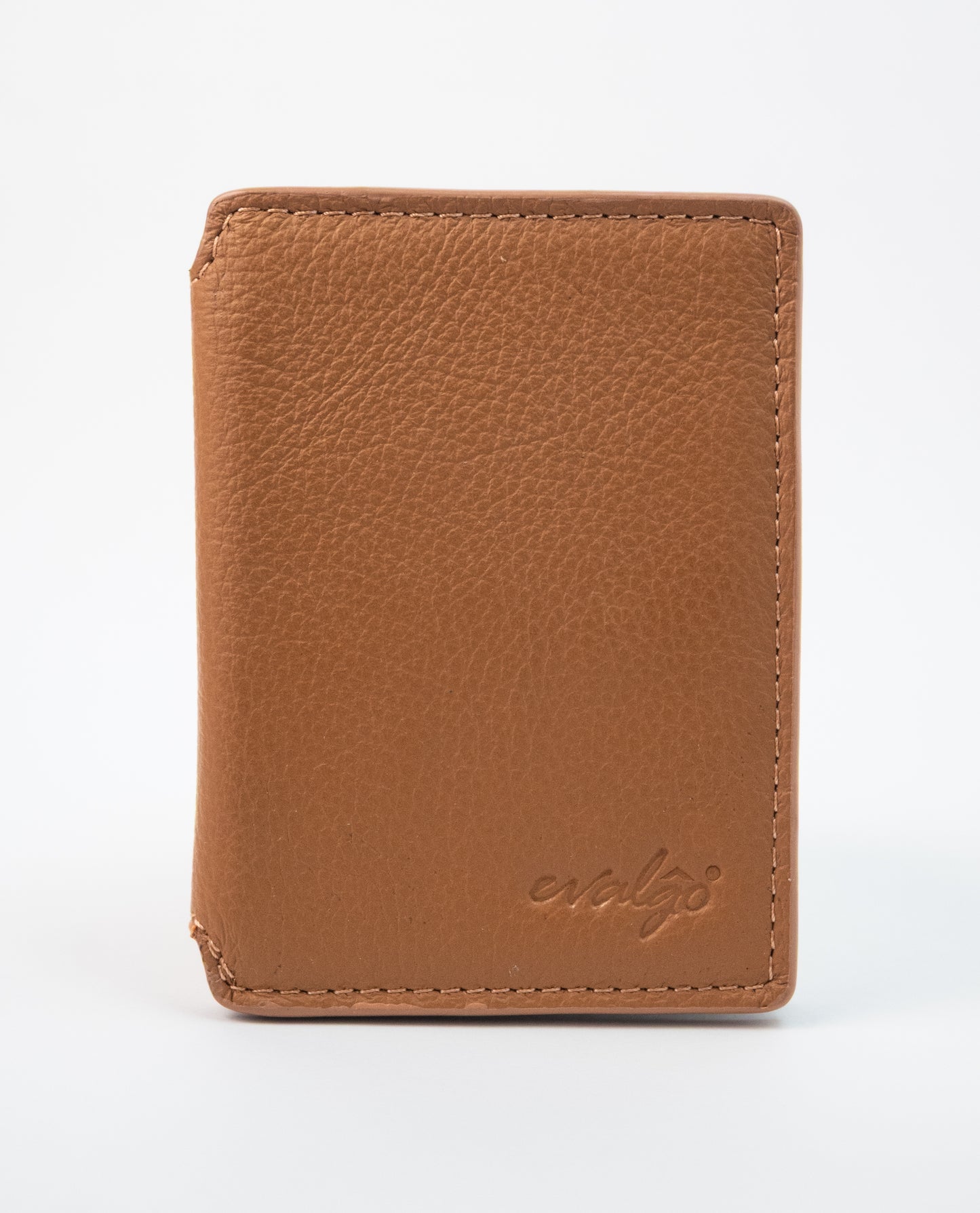 The evalgo® Snap — Full Grain Leather Slim Magnetic Wallet - RFID protected