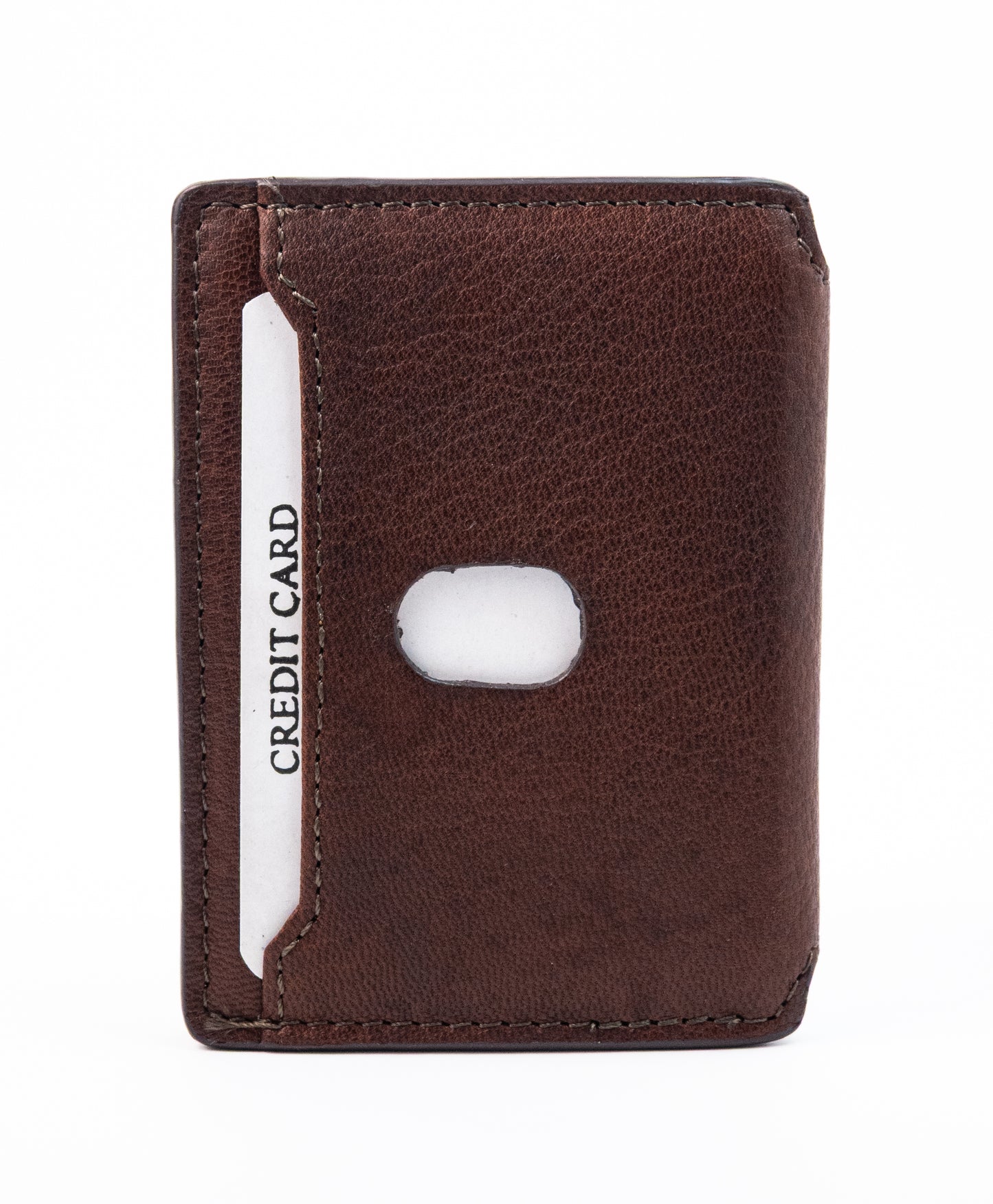 The evalgo® Snap — Full Grain Leather Slim Magnetic Wallet - RFID protected