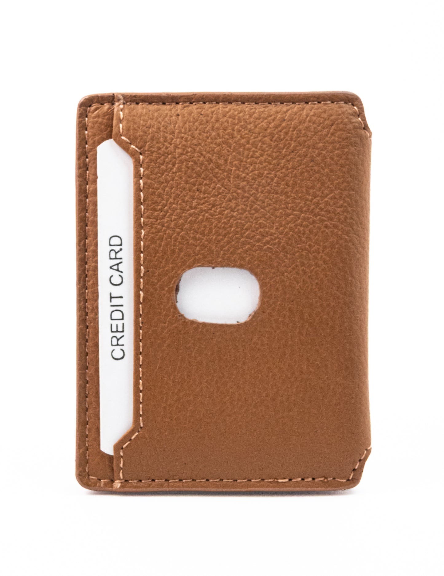 The evalgo® Snap — Full Grain Leather Slim Magnetic Wallet - RFID protected