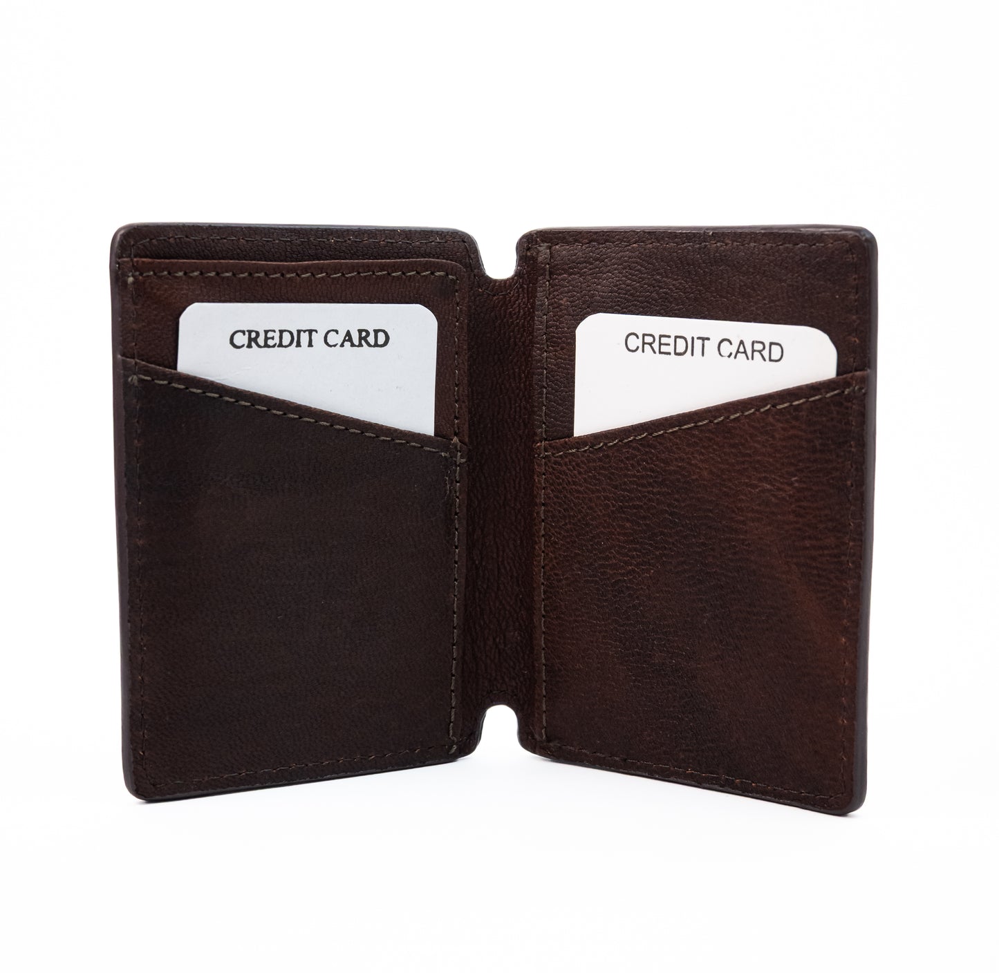 The evalgo® Snap — Full Grain Leather Slim Magnetic Wallet - RFID protected