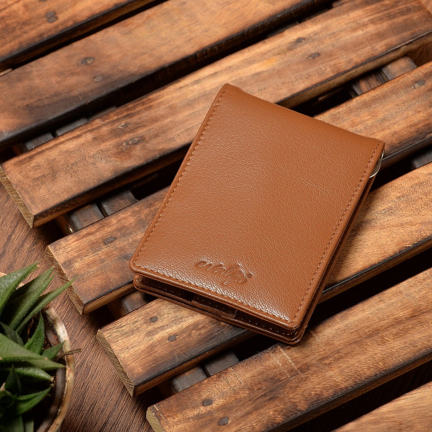 evalgo® Men’s Money Clip Wallet with Card Holders - Soft Leather, Slim and Minimalist Design