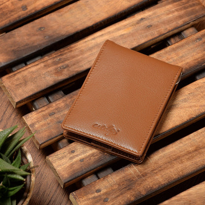 evalgo® Men’s Money Clip Wallet with Card Holders - Soft Leather, Slim and Minimalist Design