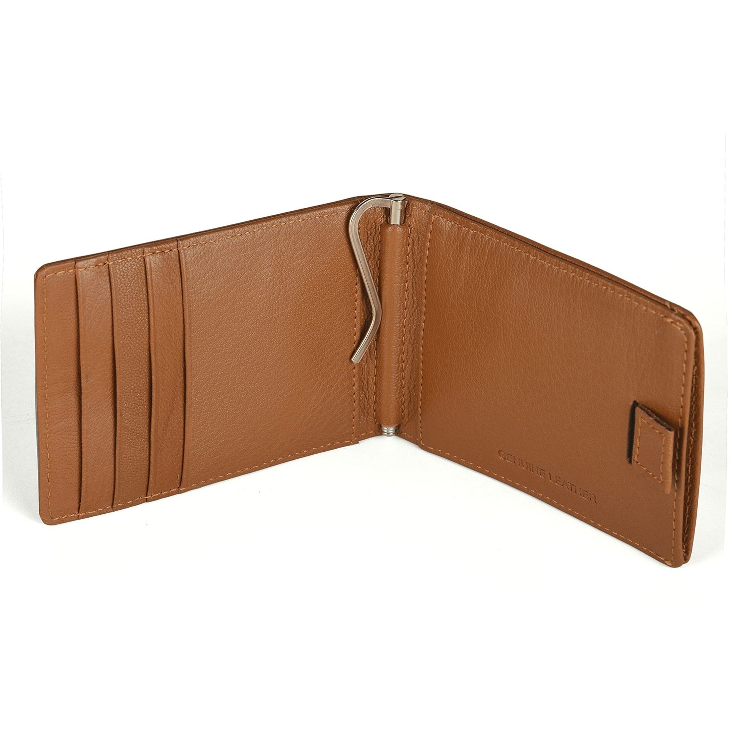 evalgo® Men’s Money Clip Wallet with Card Holders - Soft Leather, Slim and Minimalist Design