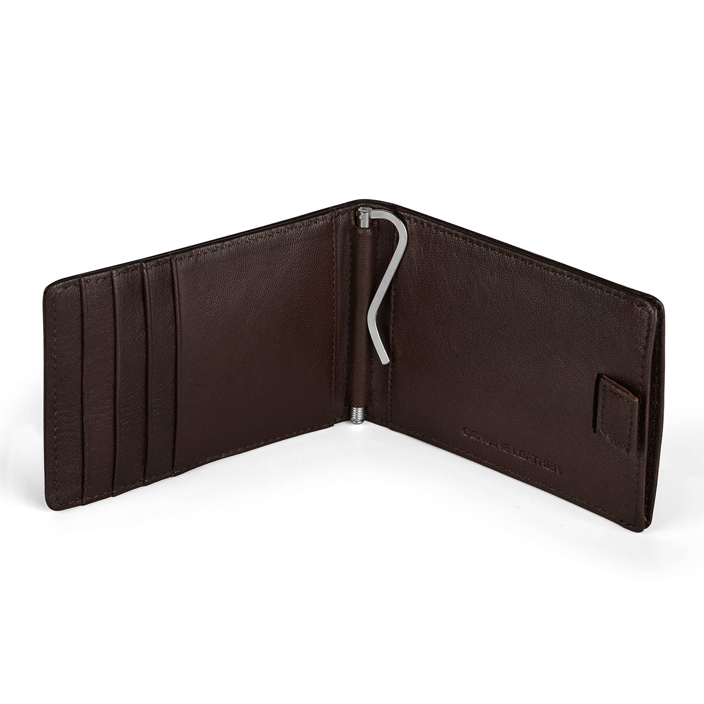 evalgo® Men’s Money Clip Wallet with Card Holders - Soft Leather, Slim and Minimalist Design