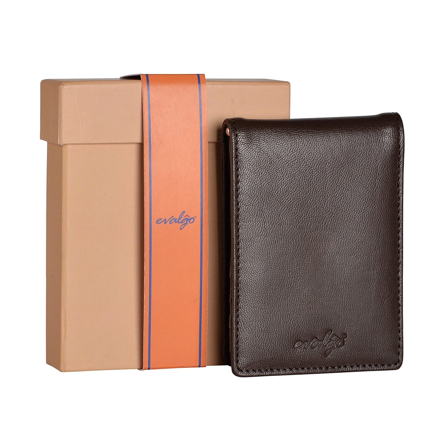 evalgo® Men’s Money Clip Wallet with Card Holders - Soft Leather, Slim and Minimalist Design