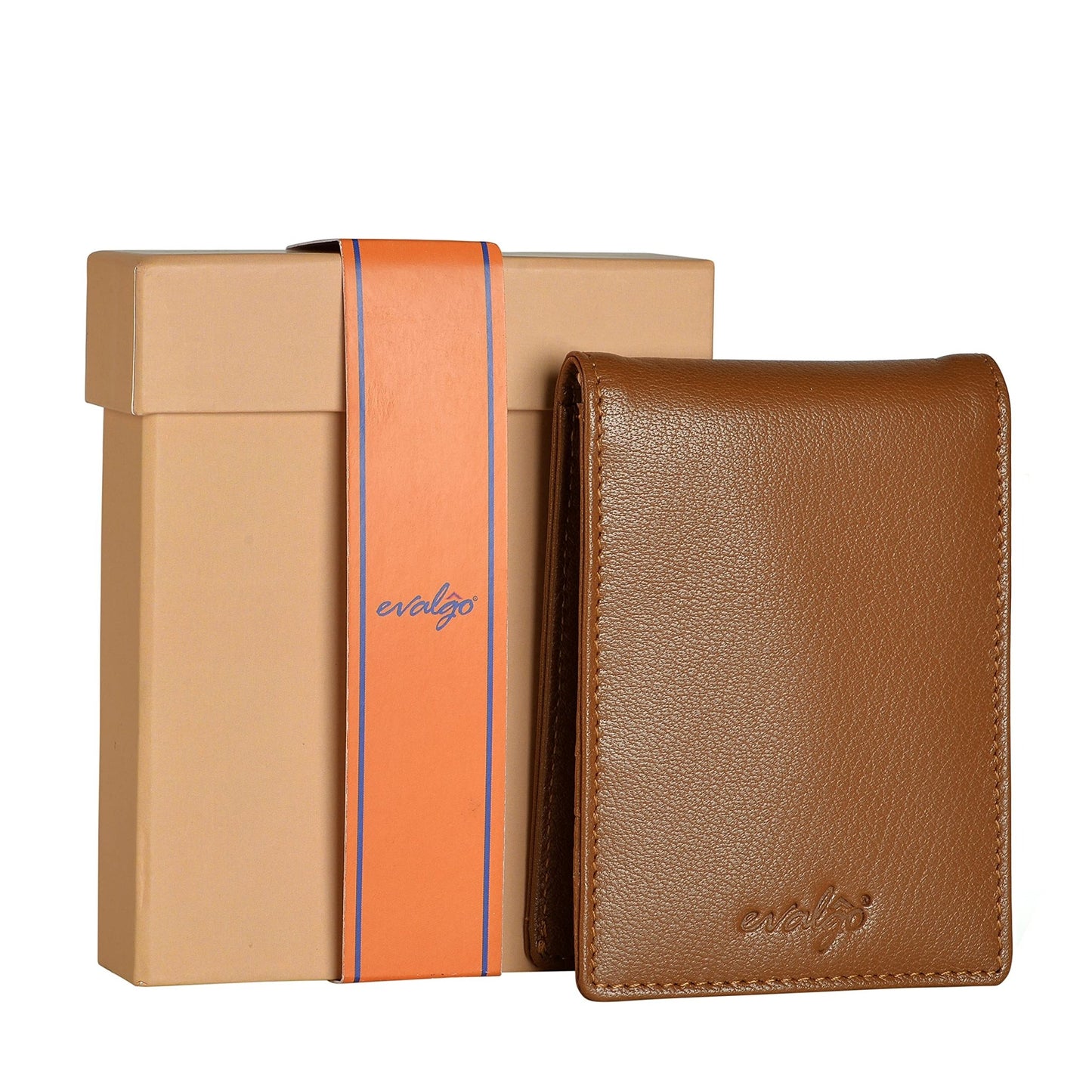 evalgo® Men’s Money Clip Wallet with Card Holders - Soft Leather, Slim and Minimalist Design