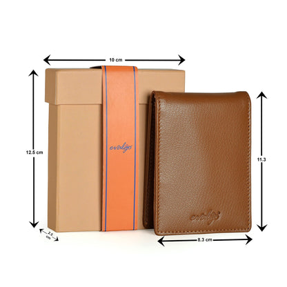 evalgo® Men’s Money Clip Wallet with Card Holders - Soft Leather, Slim and Minimalist Design